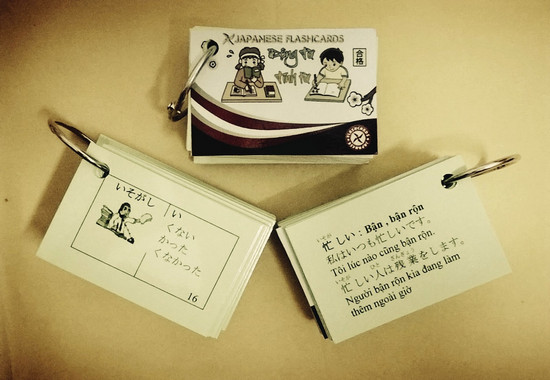 Học bảng chữ cái tiếng Nhật cơ bản qua flashcard