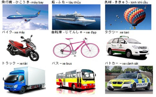 Từ vựng tiếng Nhật về chủ đề giao thông