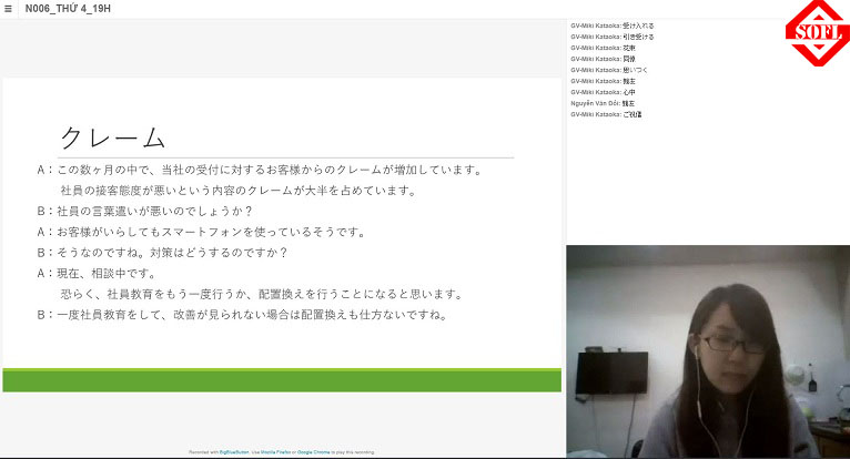 Tìm hiểu về khóa học tiếng Nhật trực tuyến 1 -1 tại SOFL